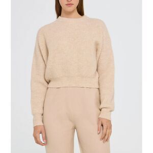 PIPPA RIDLEY Giselle Mohair Crewneck‎ Sweater Beige NWT Small